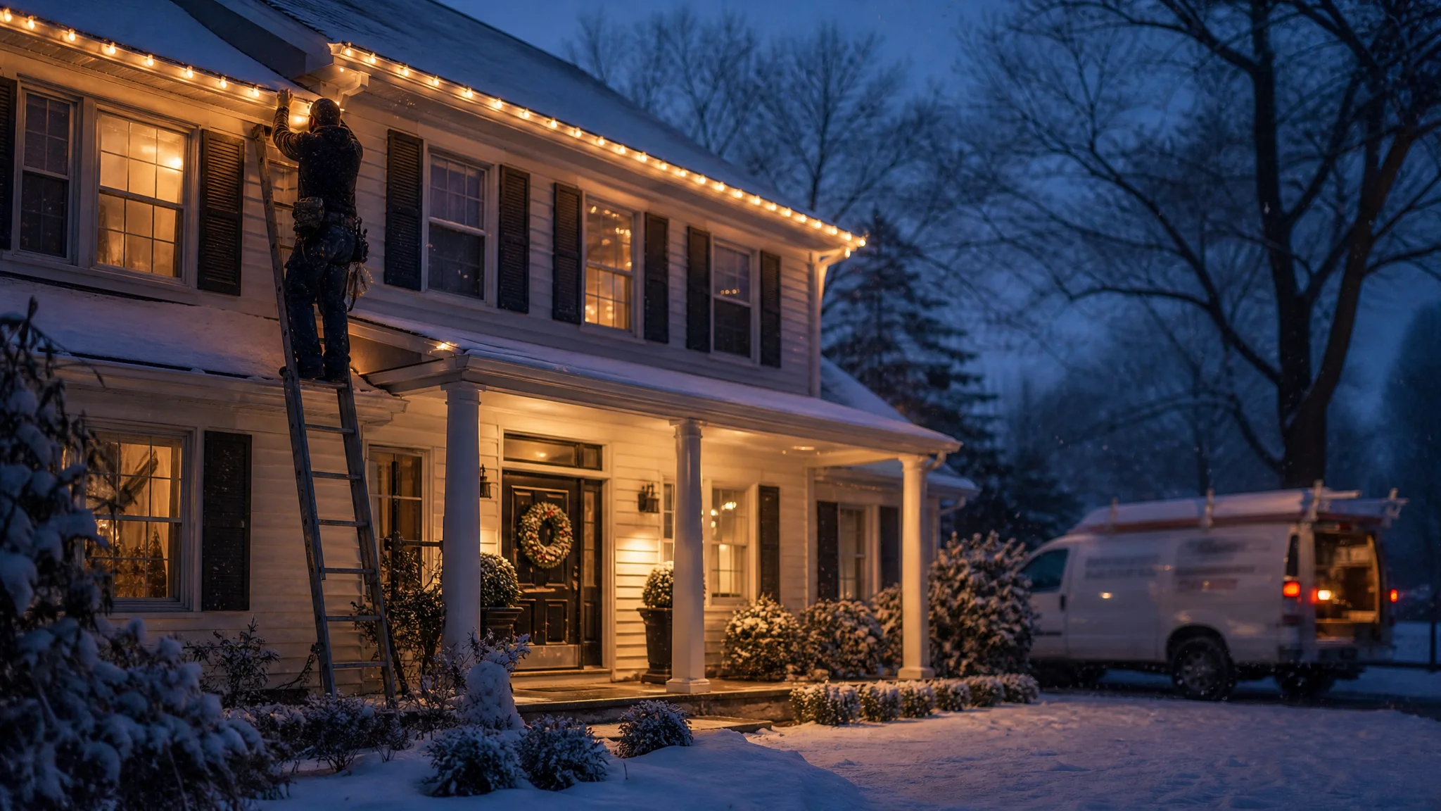 Cover image for: When to Schedule Holiday Lights in Indiana