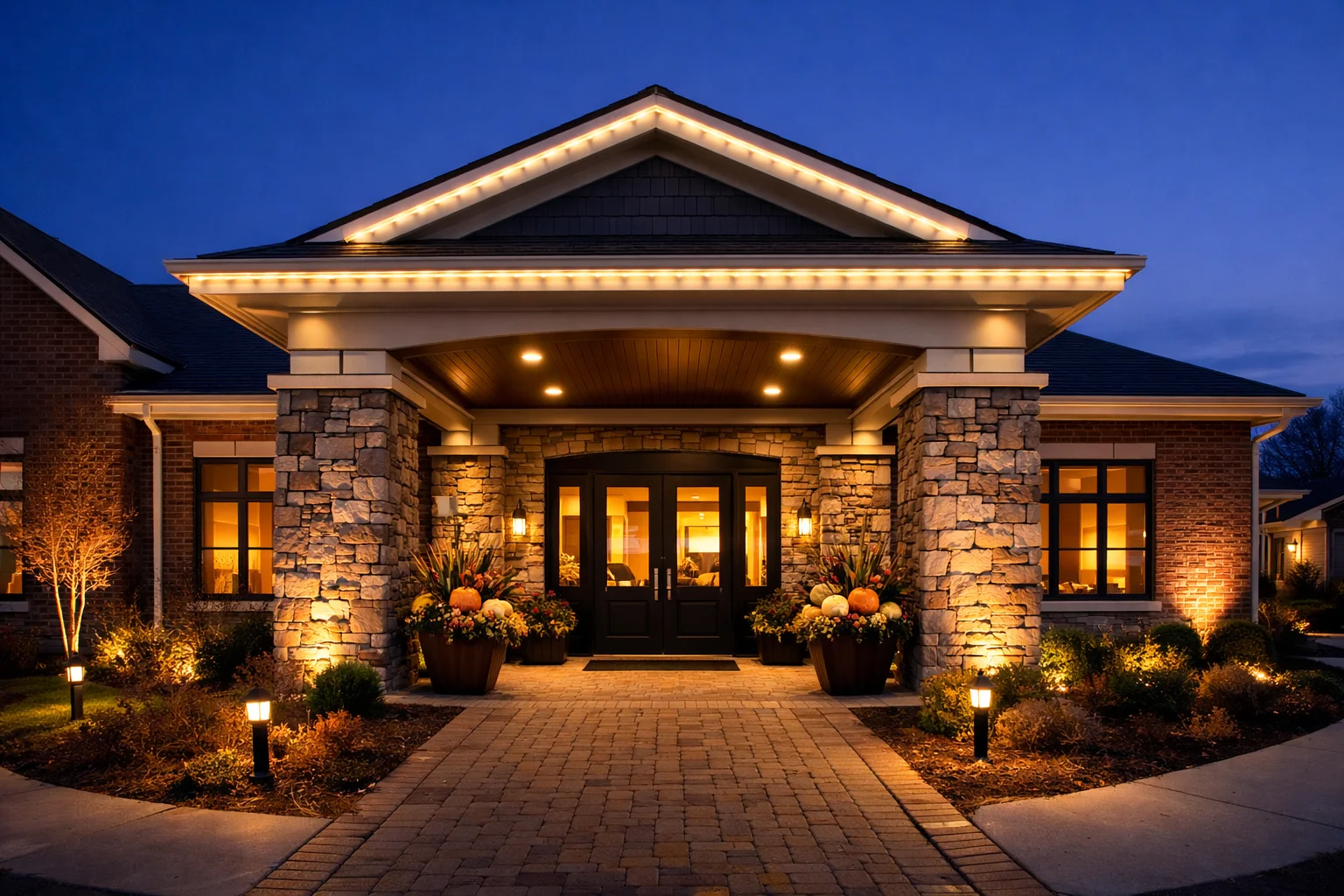 Indiana Lighting Partners exterior lighting